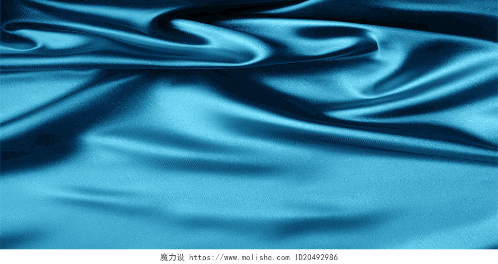 蓝色场景蓝色丝绸简约底纹展板背景蓝色底纹